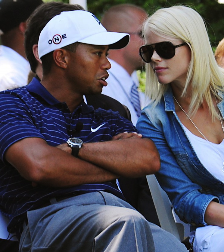 And today tiger elin Elin Nordegren