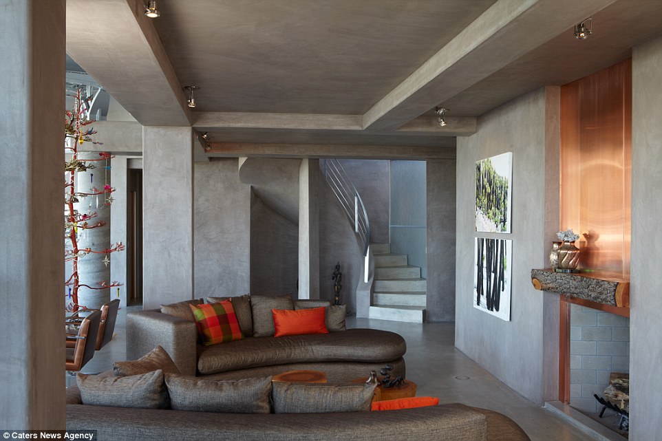 Sitting Room With A Fireplace