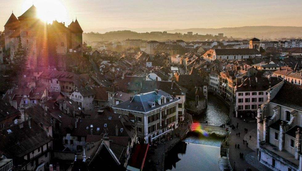 Rainbow In A Town