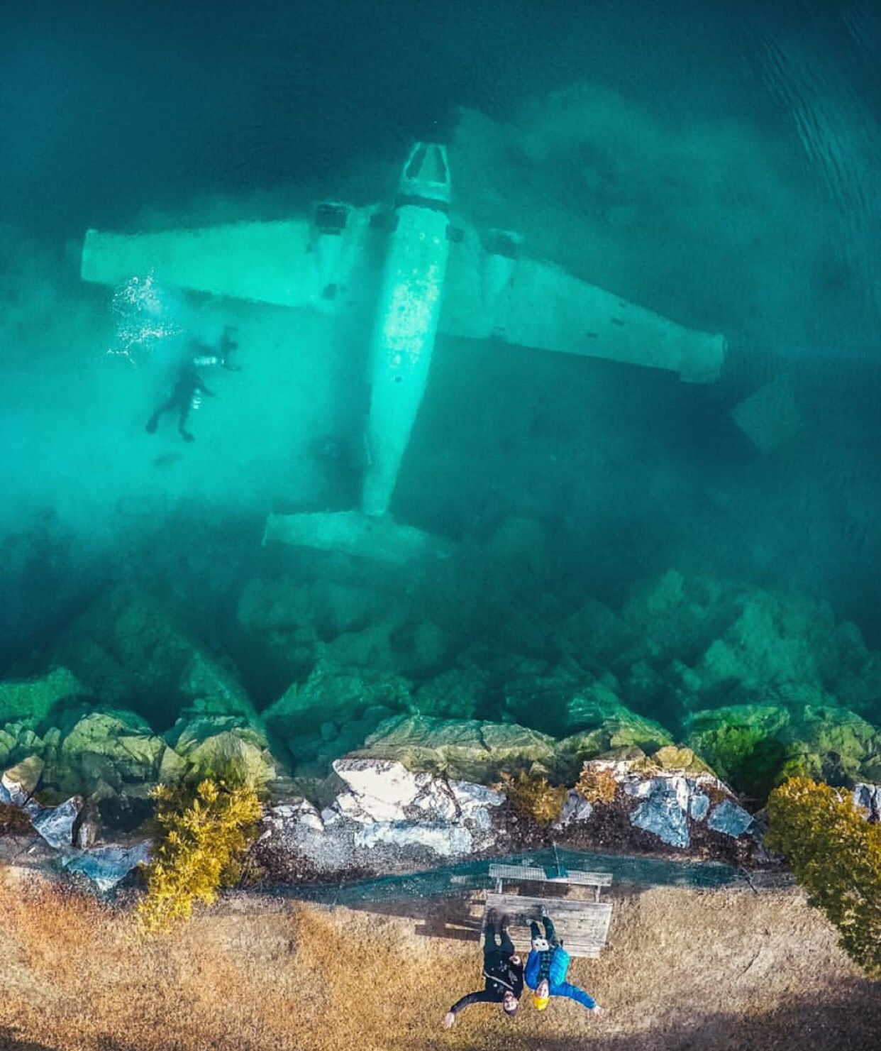 Airplane Under Water