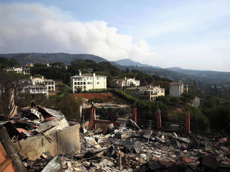 At Least 11 Dead As Multiple Wildfires Burn Through California Wine Country