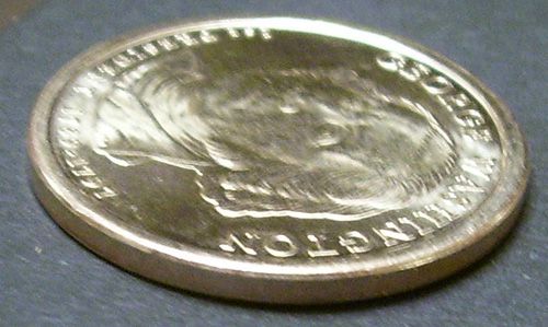 2007 Edge Lettering Errors Presidential Dollar