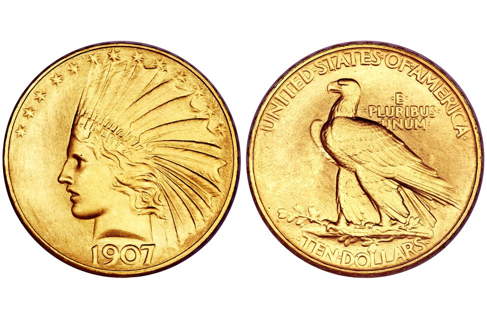 1907 Satin Proof Indian $10 Gold Eagle Coin