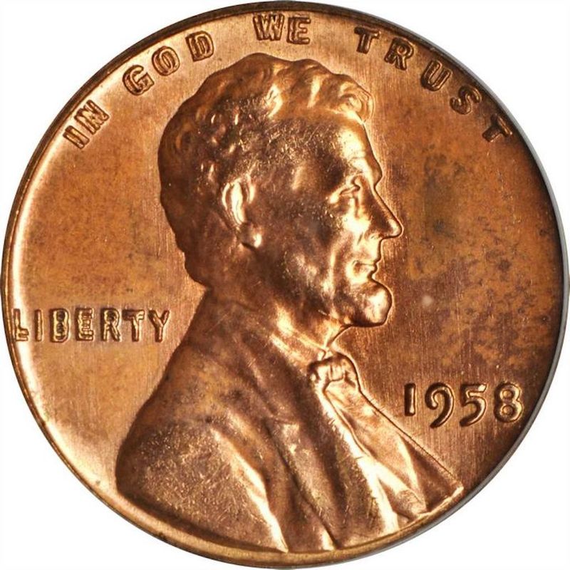 Doubled Die 1958 Obverse Lincoln Penny