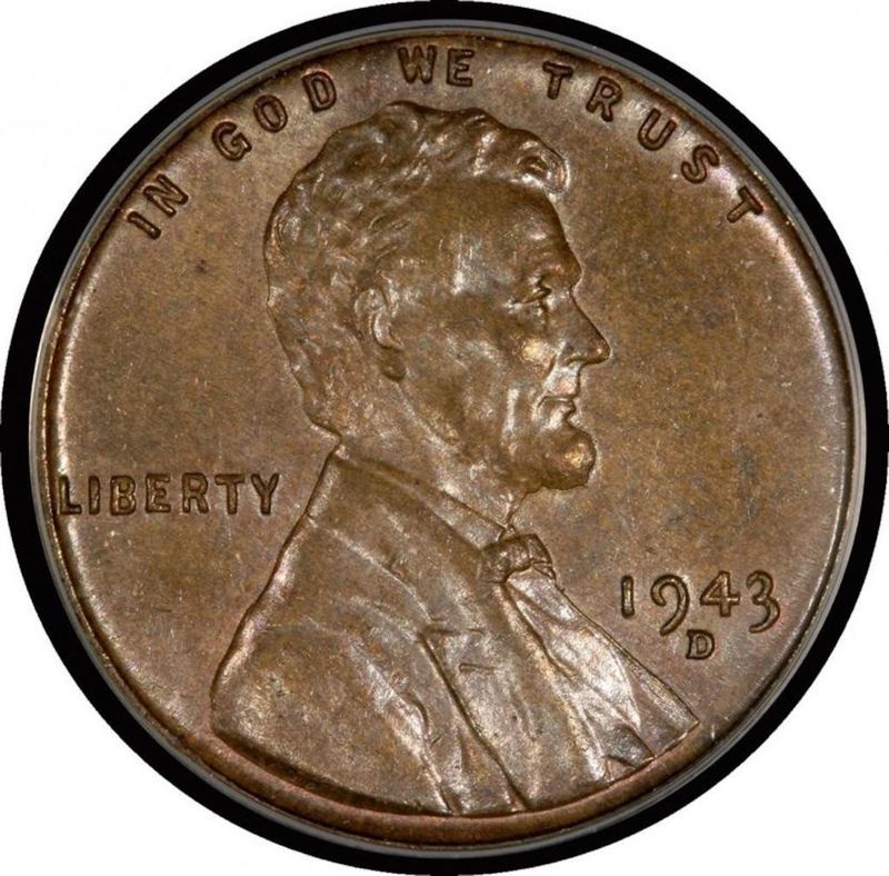 1943 D Bronze Lincoln Penny