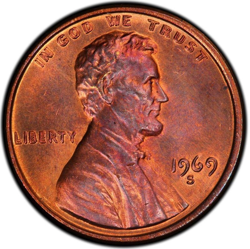Doubled Die Obverse 1969 S Lincoln Penny