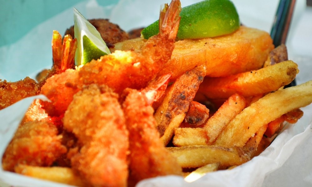 Fried Shrimp & French Fries