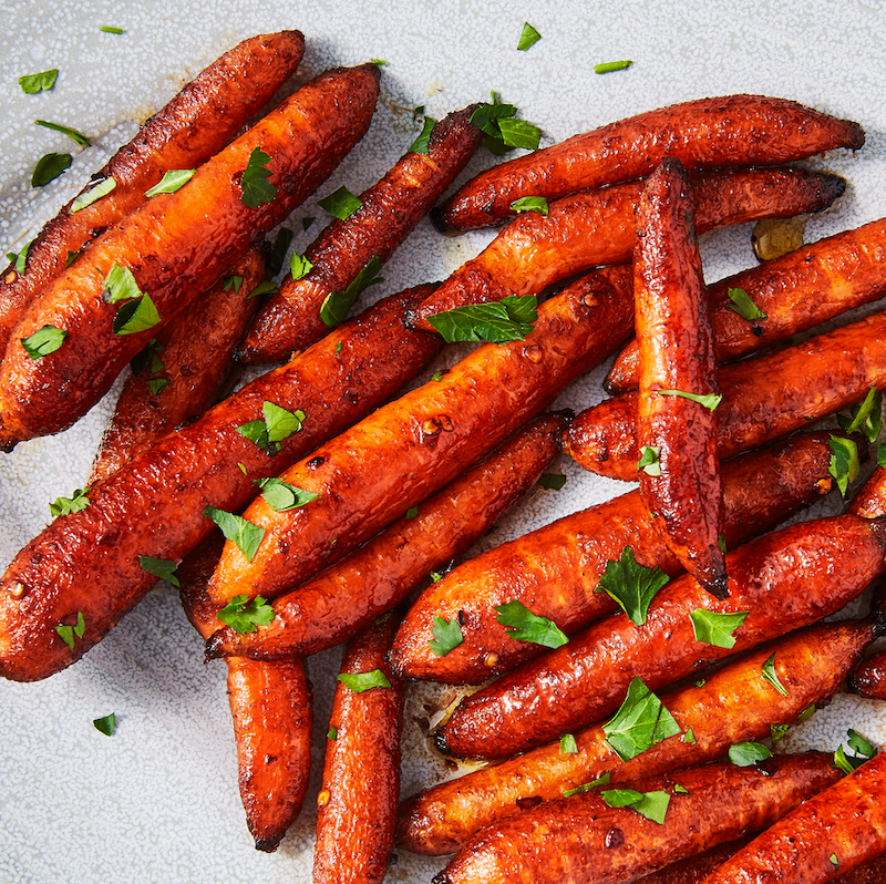 Roasted Carrots Oven Maple