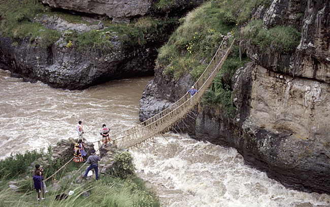 Keshwa Chaca Bridge - Peru