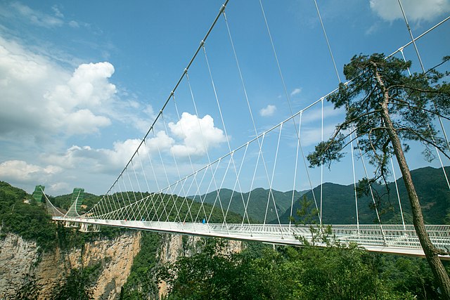 Suspension Glass Bridge - China