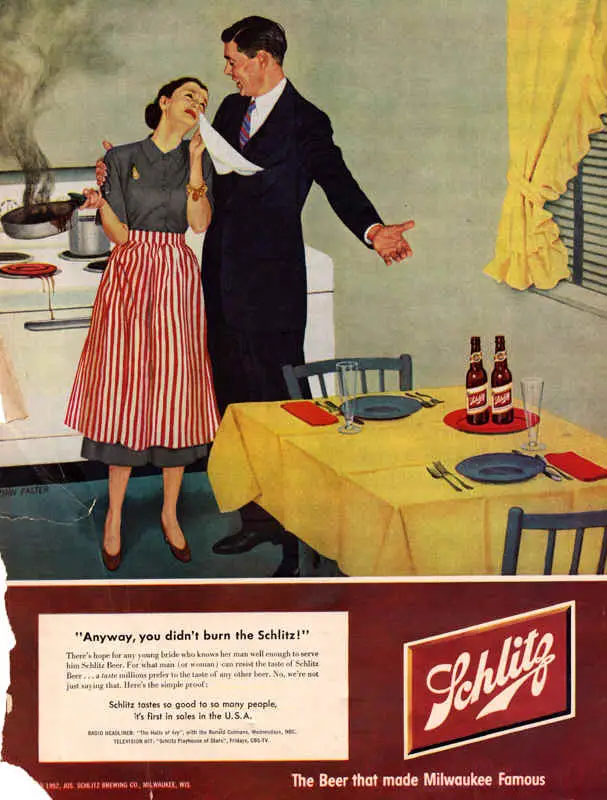 Schlitz Beer 1950s