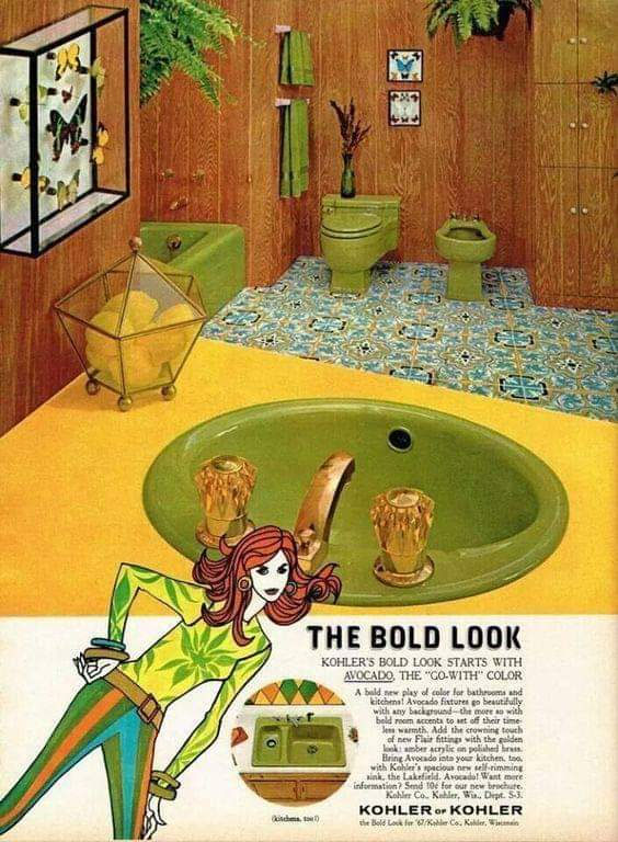 Kohler Bathroom Fixtures 1960s