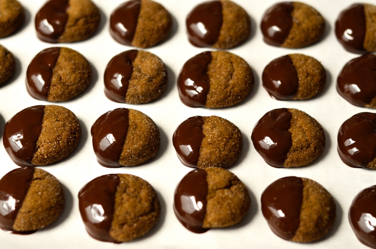 Chocolate Ginger Snap Cookies