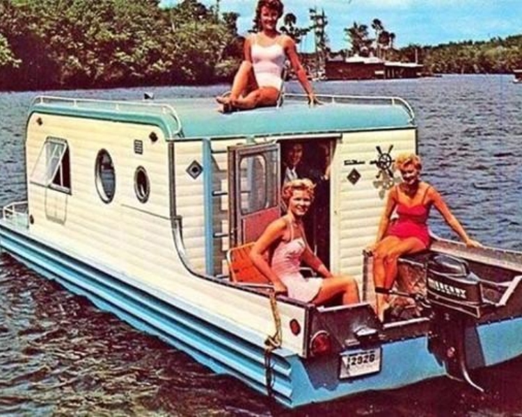 Aqua Trail Houseboat, 1959