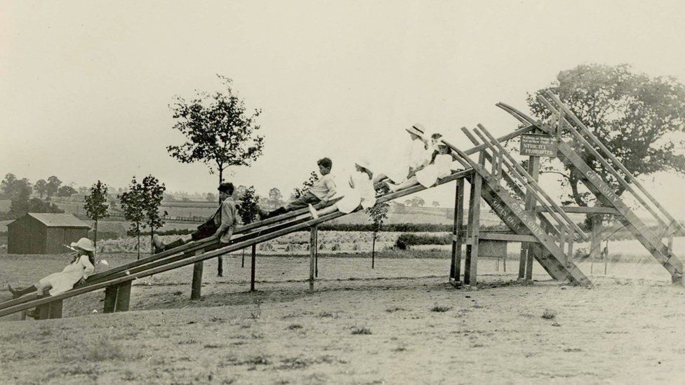 First Playground Slide