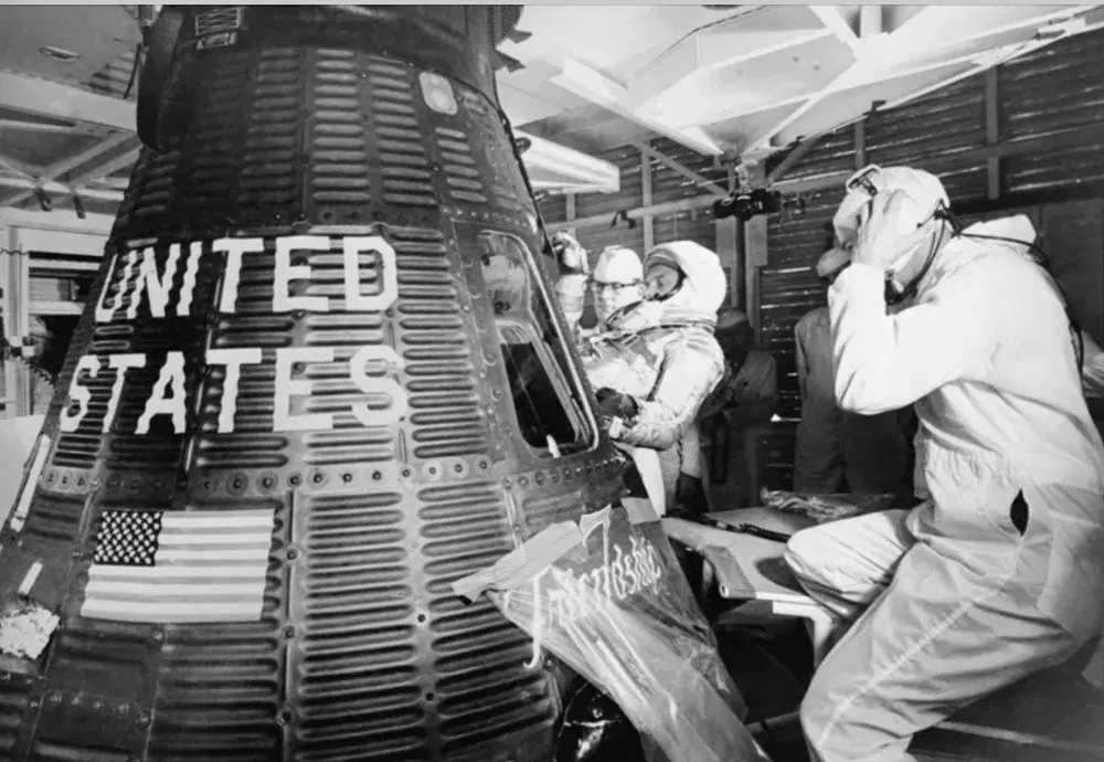 John Glenn Boards Friendship 7