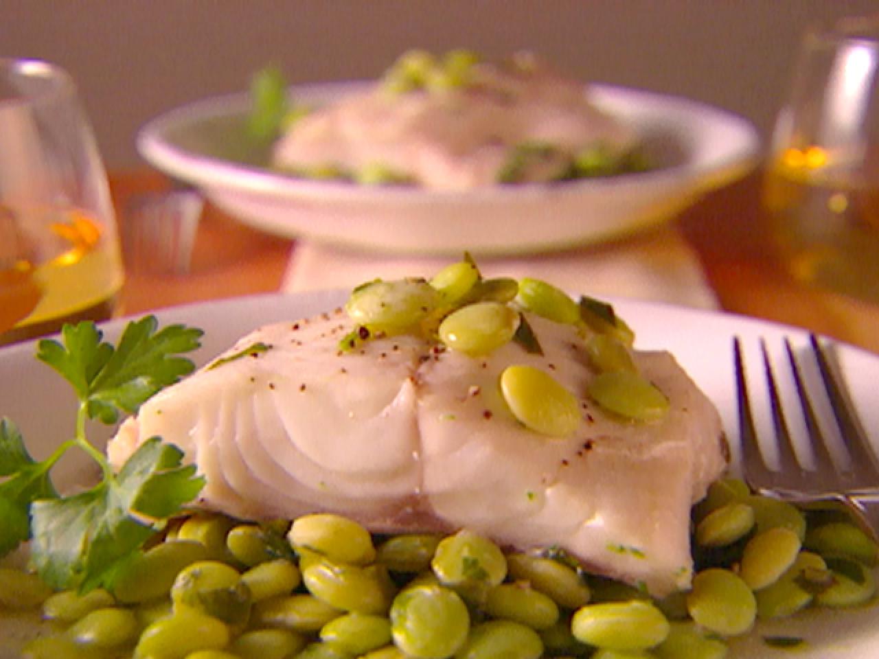 Baked Tilapia With Lima Beans